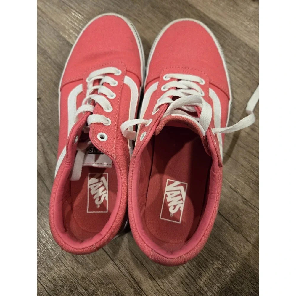 Vans Ward Canvas Shoes Honeysuckle‎ Pink Us Missy 3.5 Lace Up